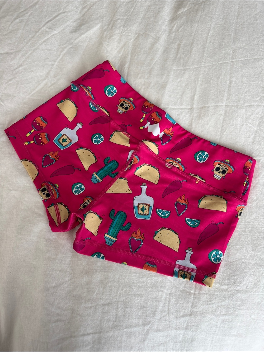 Wodbottom Women’s CrossFit Shorts - Hot Pink tacos